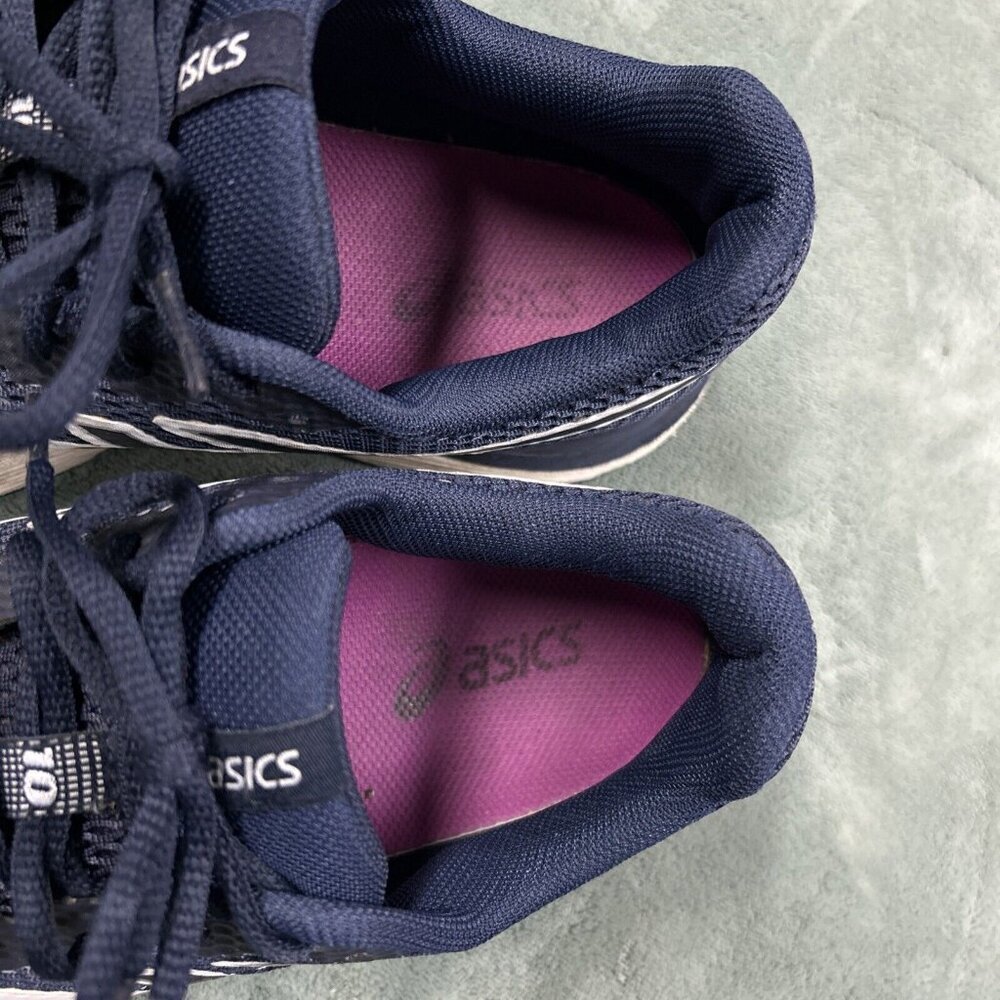 asics pulse 10 gel shoe 1012A010 size 9.5 two tone Navy / Powder Blue - Picture 9 of 13